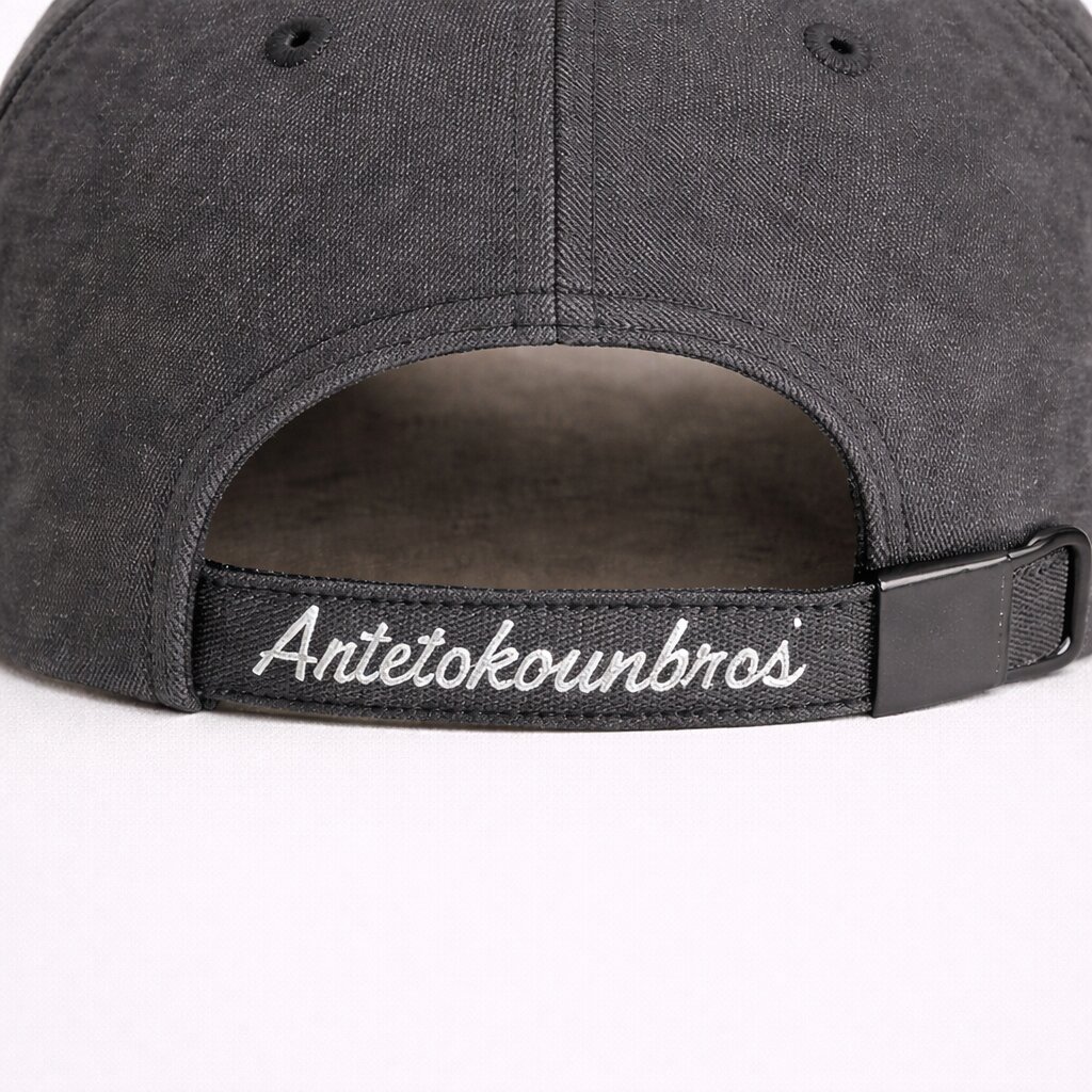 Antetokounbros Stonewashed Strapback Cap Carbon Back