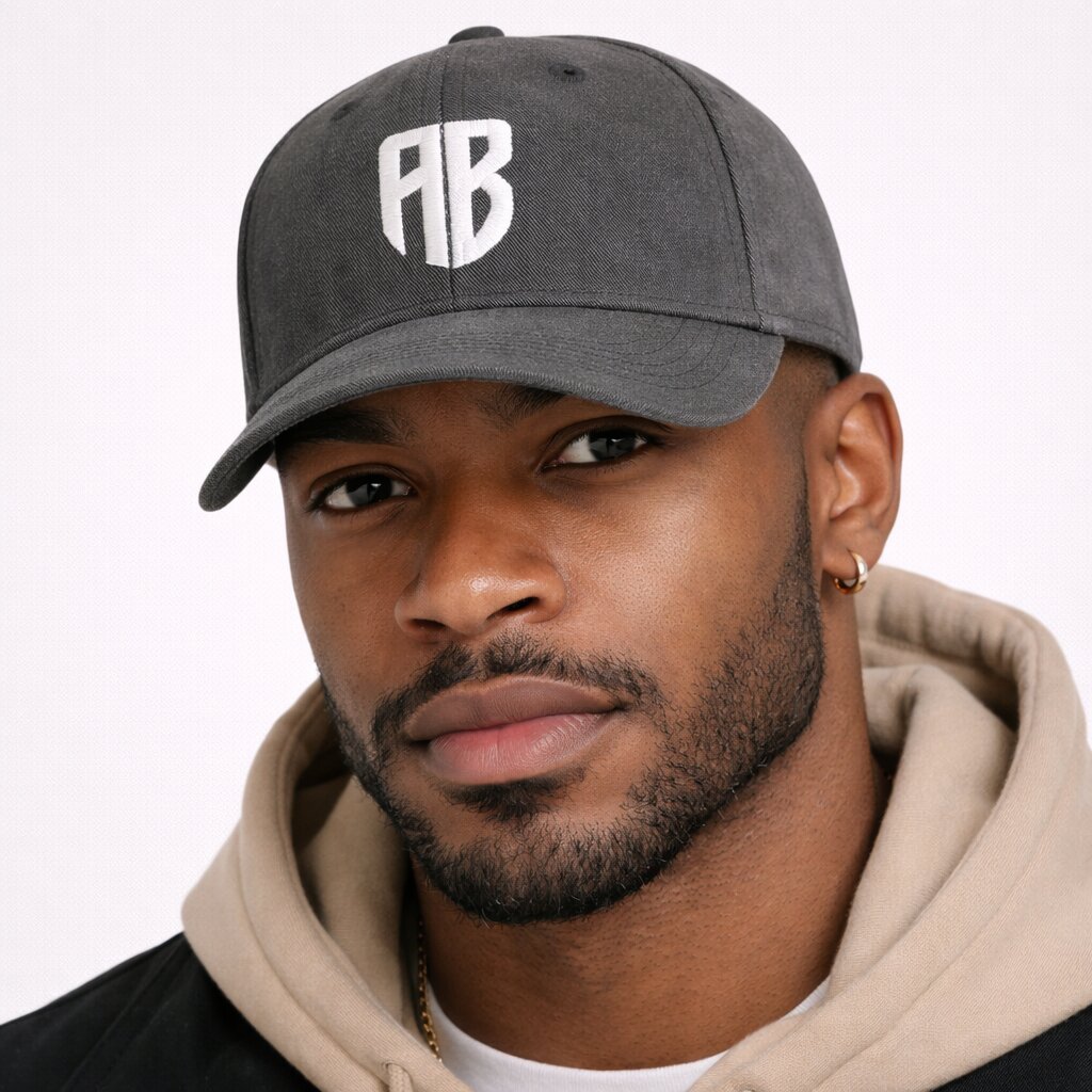 Antetokounbros Stonewashed Strapback Cap Carbon Model