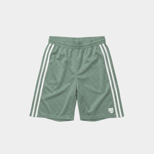 Antetokounbros Men's Basketball Shorts Sage Green Front thumb