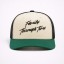 Antetokounbros Family Through Time Snapback Cap White/Green Front