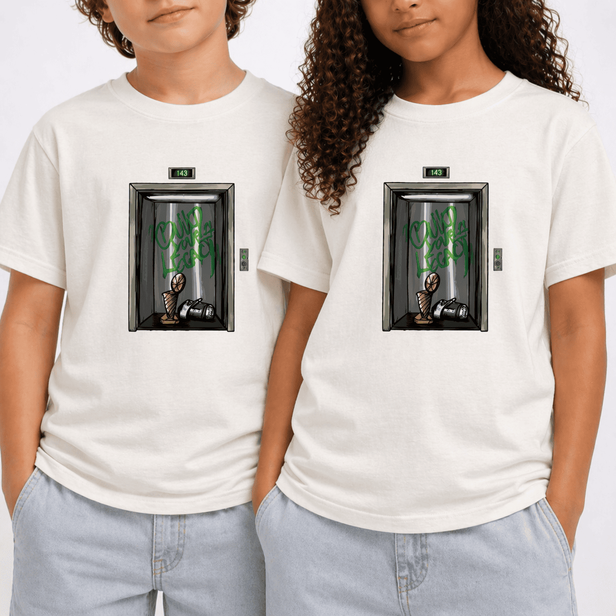 Εικόνα της Antetokounbros Παιδικό Elevator Tee Off White