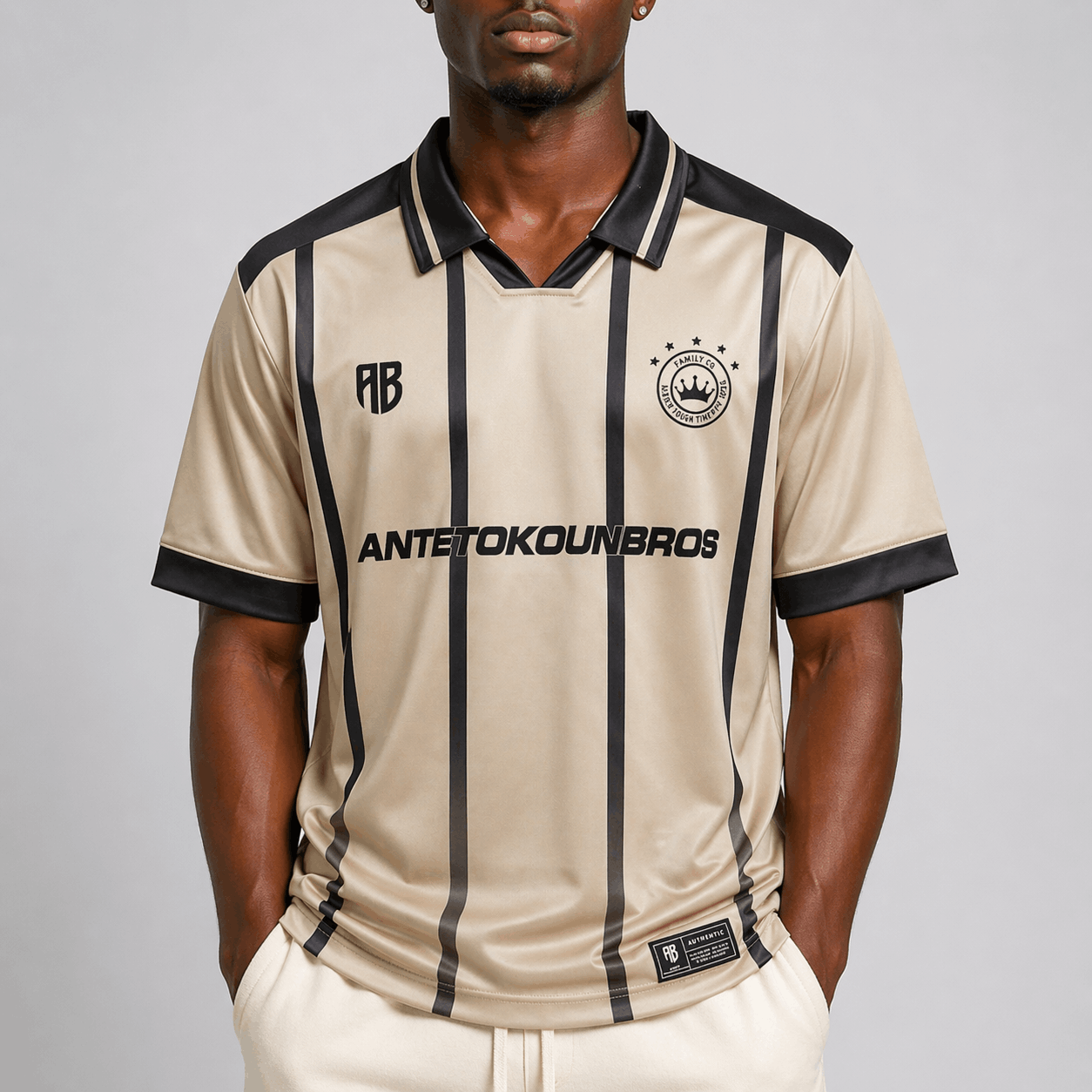 Antetokounbros Game Jersey Ivory Model