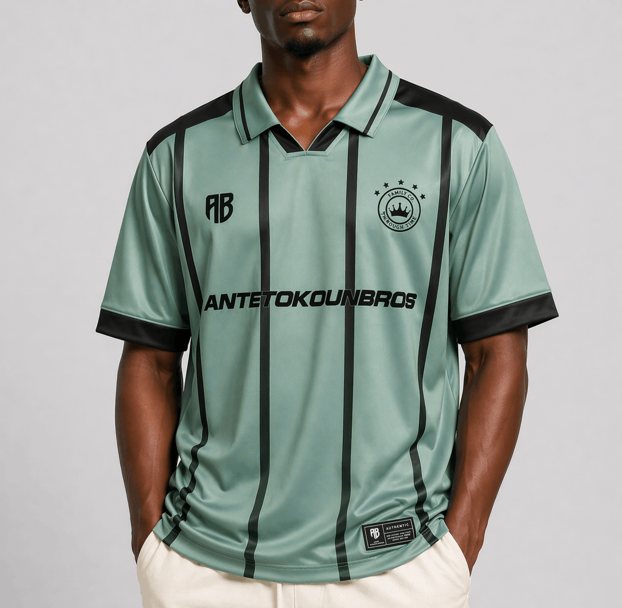 Antetokounbros Game Jersey Sage Green Model