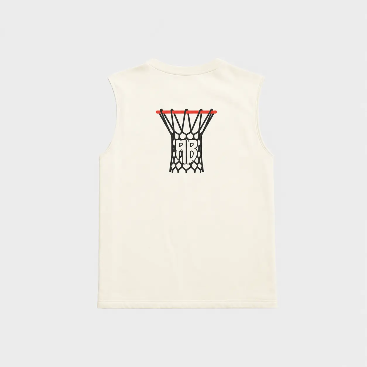 Antetokounbros Hoop Unisex Tank Top Off White Back