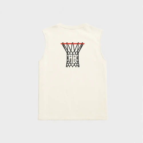 Antetokounbros Hoop Unisex Tank Top Off White Back