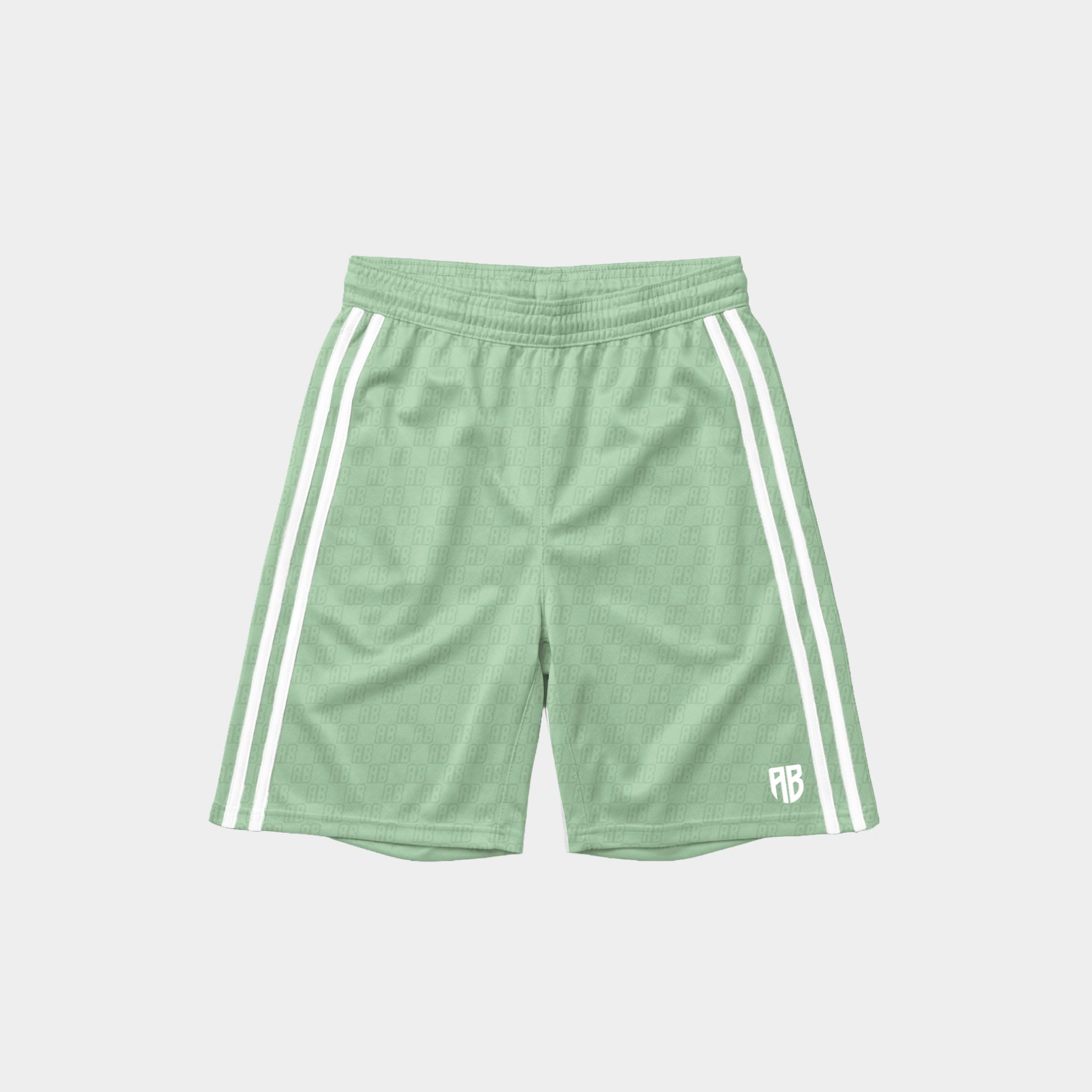 Antetokounbros Men's Basketball Shorts Sage Green Front