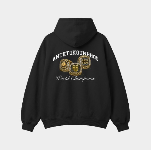 Rings Hoodie Black Back