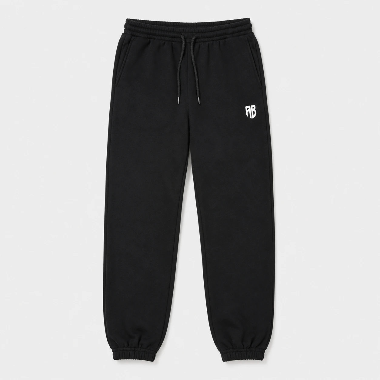 ANTETOKOUNBROS Kids' Sweatpants Varsity Black Front Flat