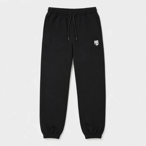 ANTETOKOUNBROS Kids' Sweatpants Varsity Black Front Flat
