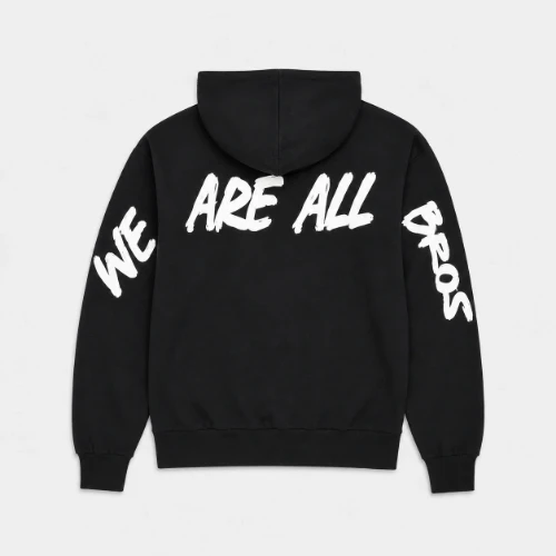 ANTETOKOUNBROS Men's Oversized Hoodie We are all Bros Back Flat