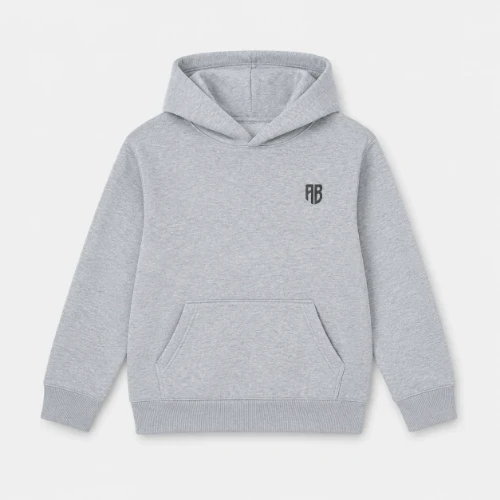 ANTETOKOUNBROS Kids' Hoodie Colormaniac Vertical Grey Front Flat