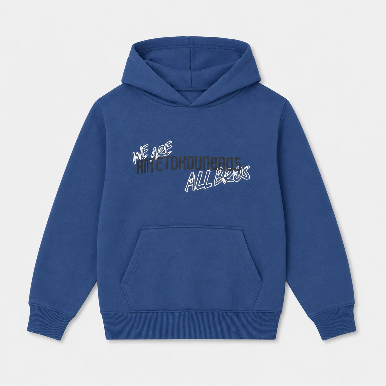 ANTETOKOUNBROS Kids' Hoodie Colormaniac Blue Marine Front Flat