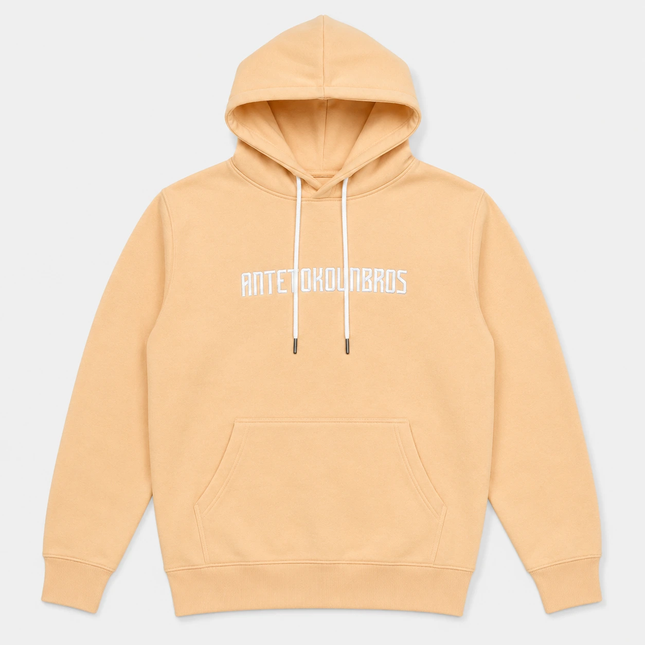 Men's Hoodie Baseline | ANTETOKOUNBROS | Almond Front Flat