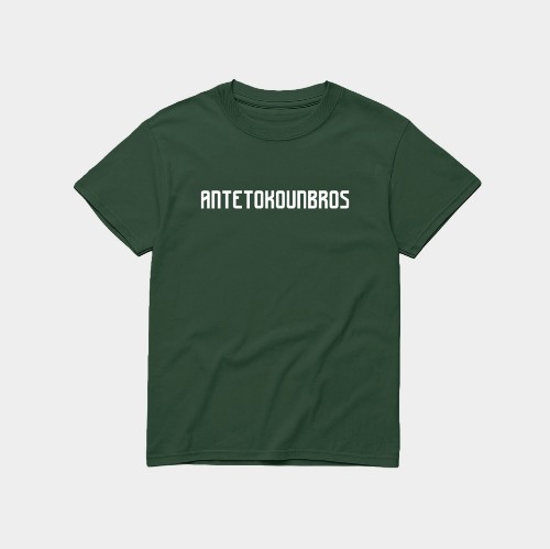 AB T-shirt Baseline Sign. Green Front thumb