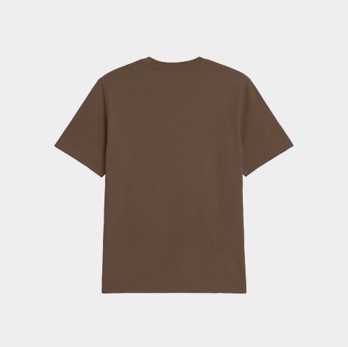 Signature Oversized T-Shirt Steel Brown Back
