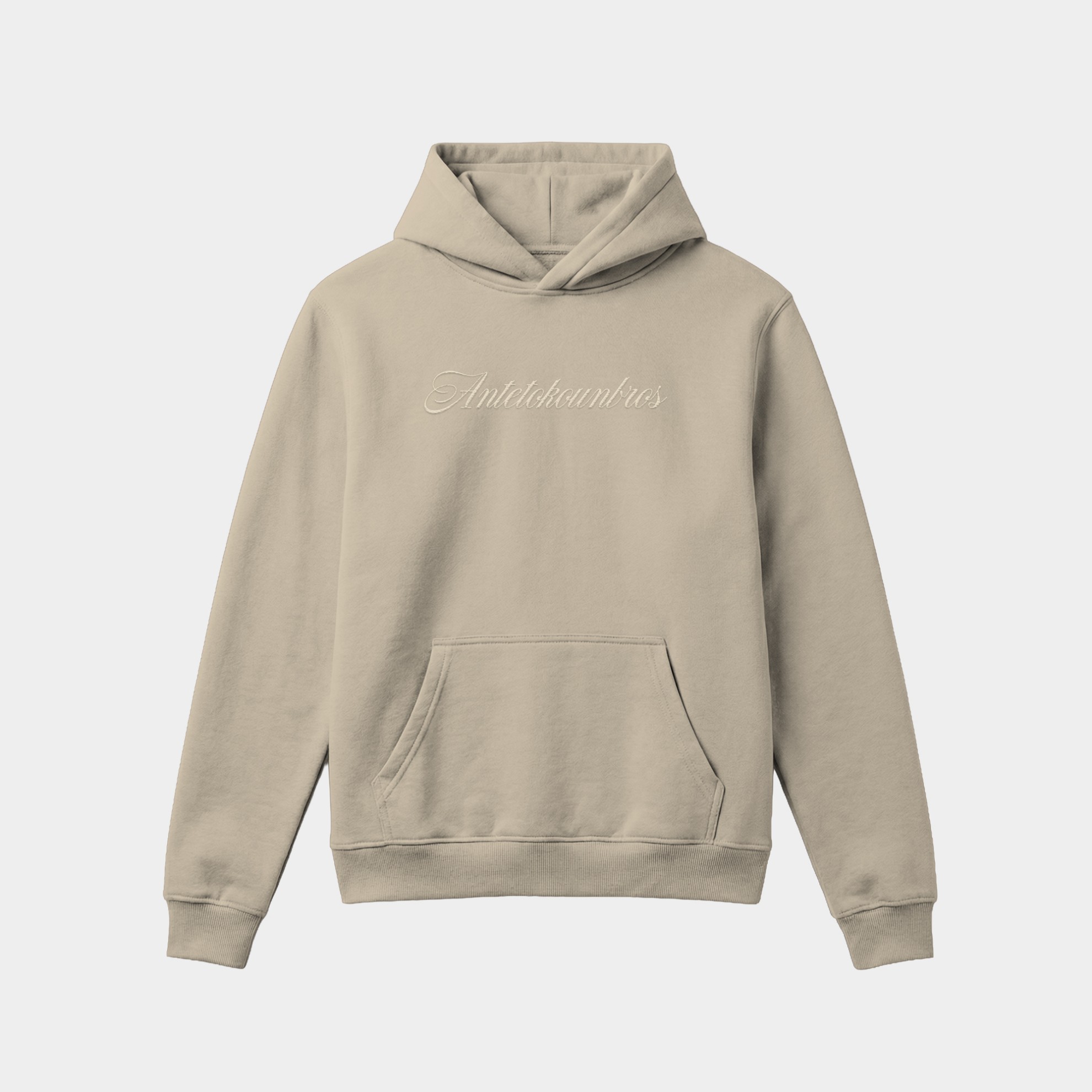 Signature Stonewashed Hoodie Sand Front