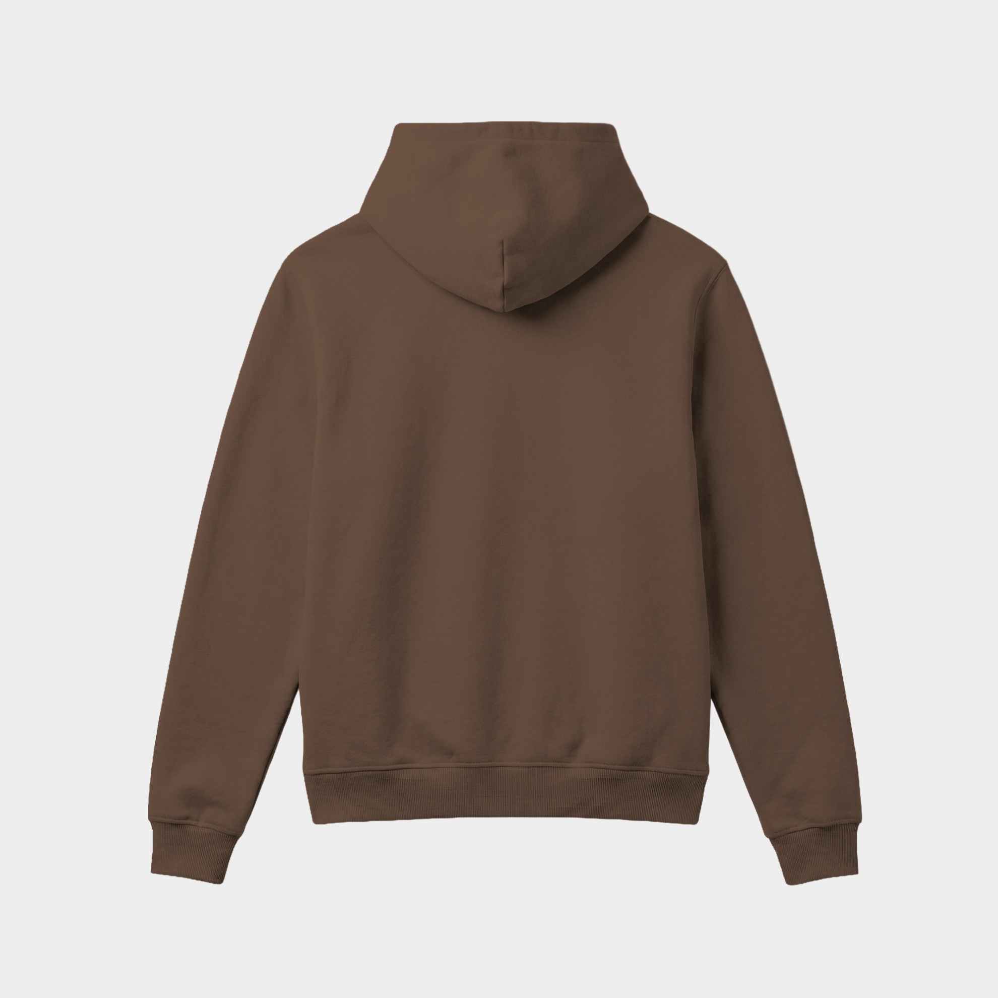  Signature Stonewashed Hoodie  Steel Brown Back