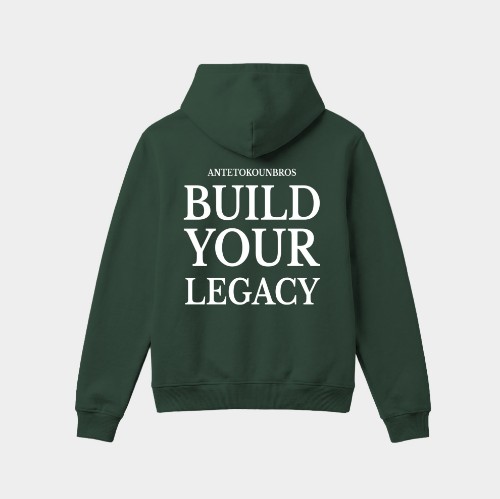 Trophy Hoodie Green Back