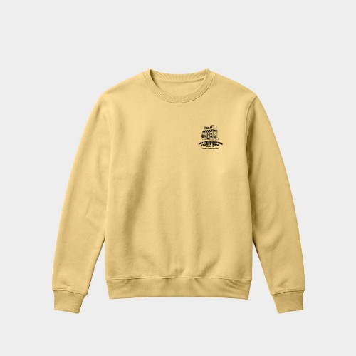 Flower Shop Crewneck Sweatshirt Desert Gold Front
