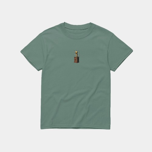 Trophy T-Shirt Stormy Green Front