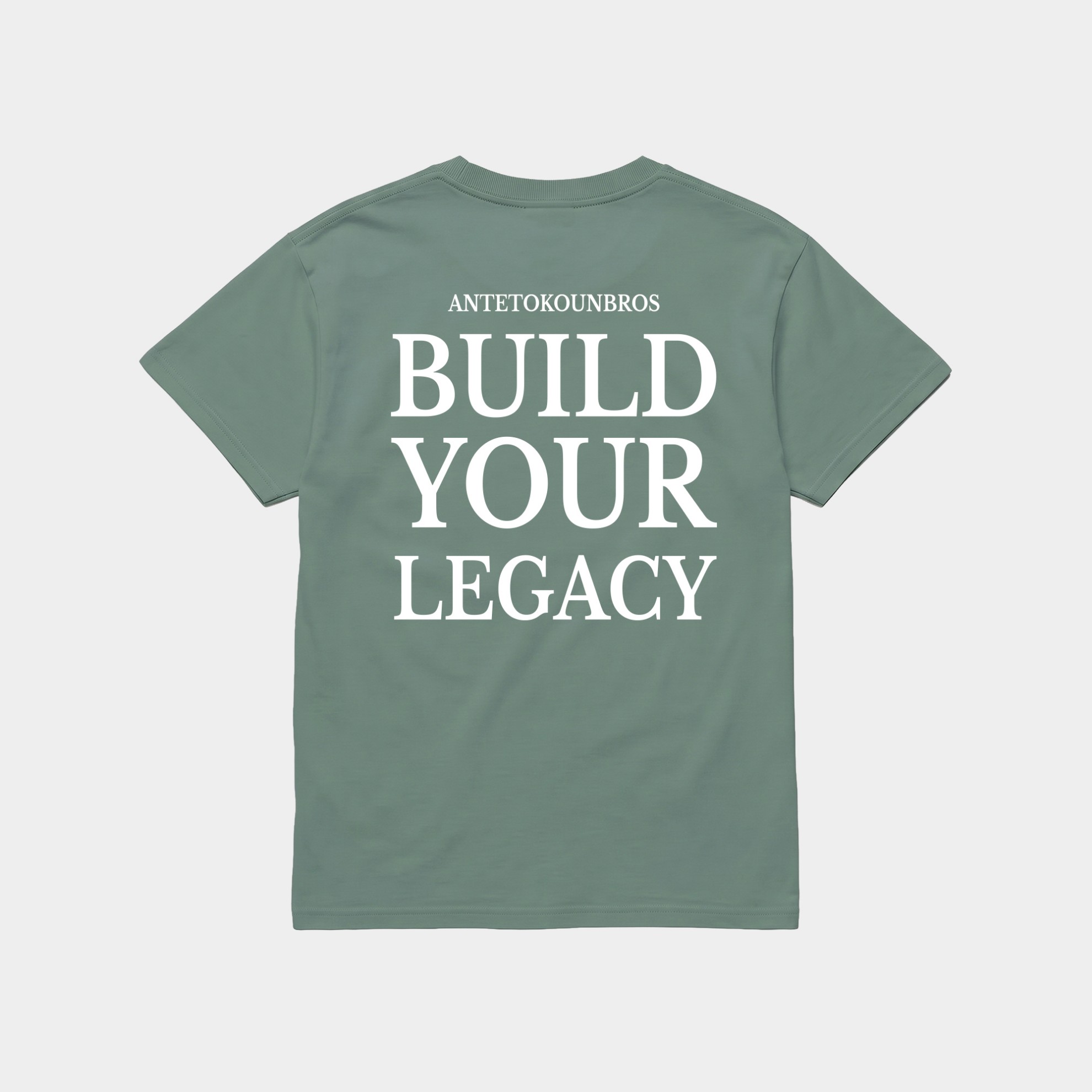 Trophy T-Shirt Stormy Green Back