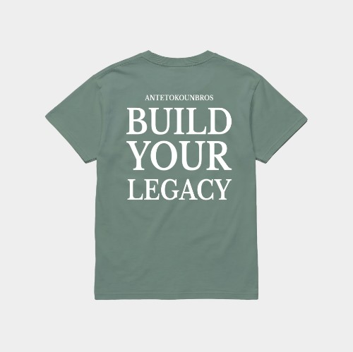 Trophy T-Shirt Stormy Green Back