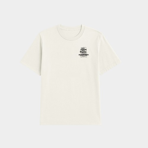 Flower Shop T-Shirt Off White Front