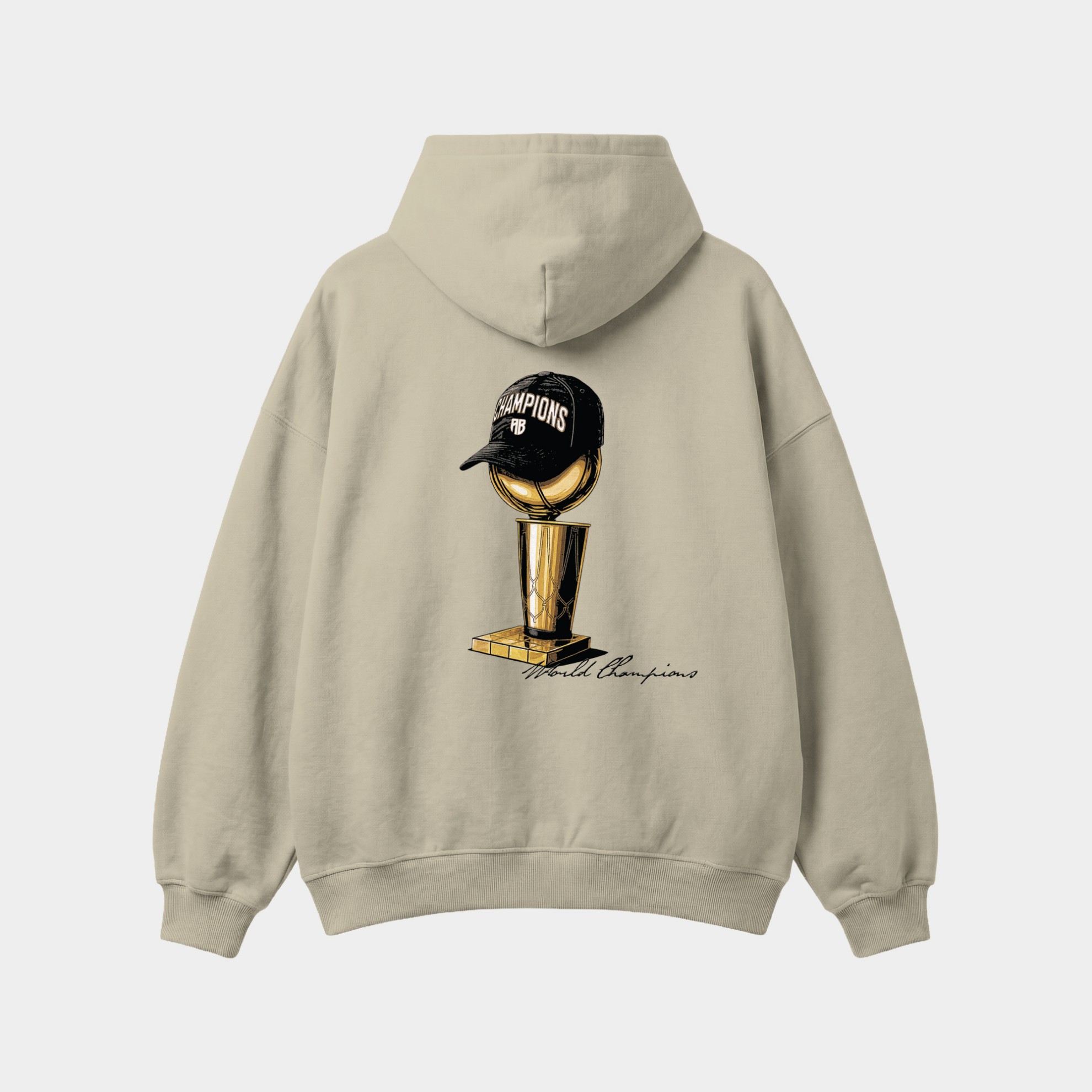 World Champion Hoodie Nomad Beige Back