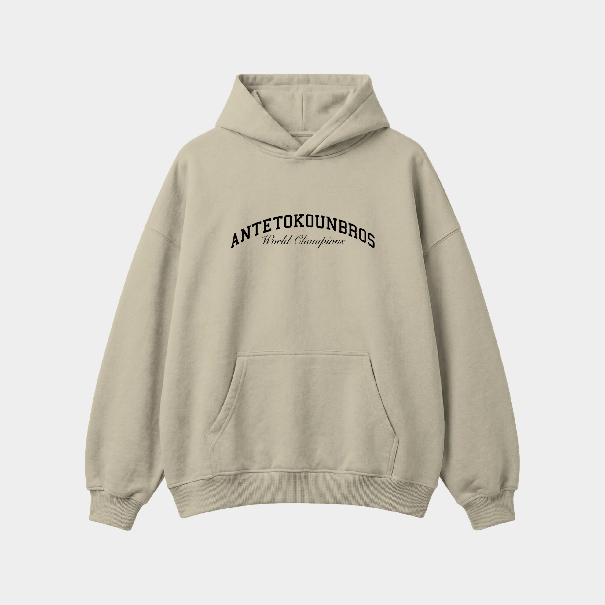 Rings Hoodie Nomad Beige Front
