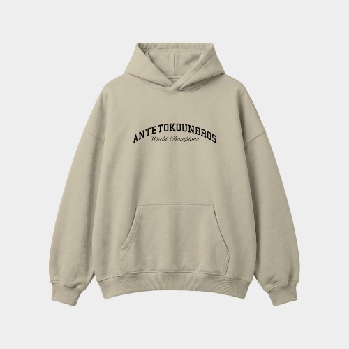 Rings Hoodie Nomad Beige Front