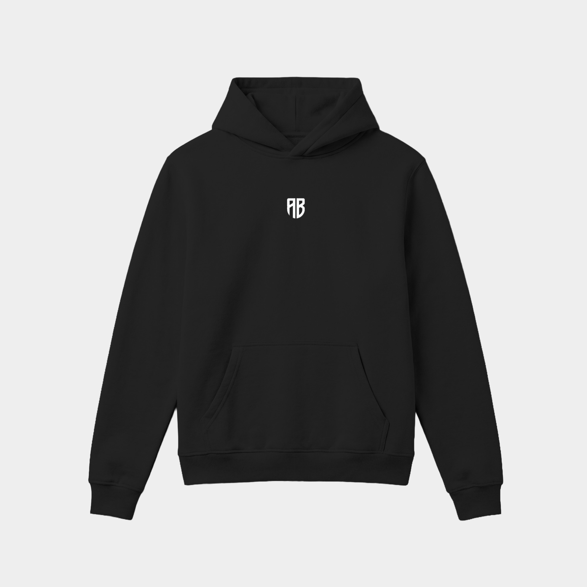 	Kids' Hoodie Native Chest Logo | ANTETOKOUNBROS | Black Front