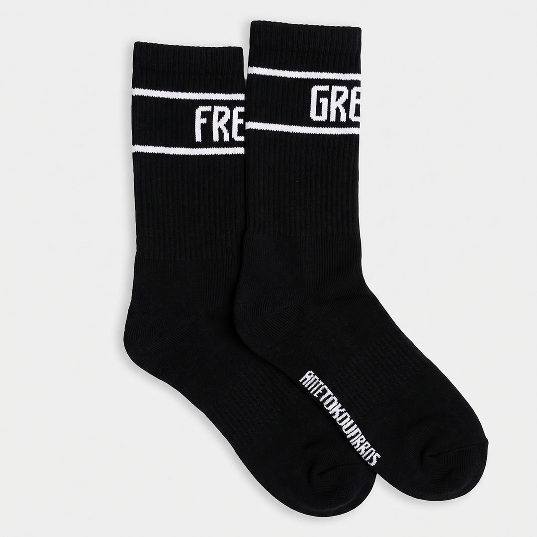 Antetokounbros Greek Freak Black Socks